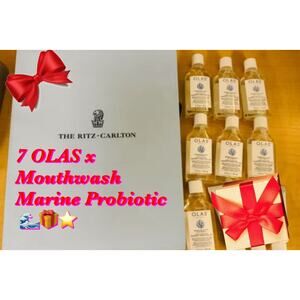 7 Olas marine bio-active mouthrinse mouthwash probiotic Echinacea Coq10 Ritz Set